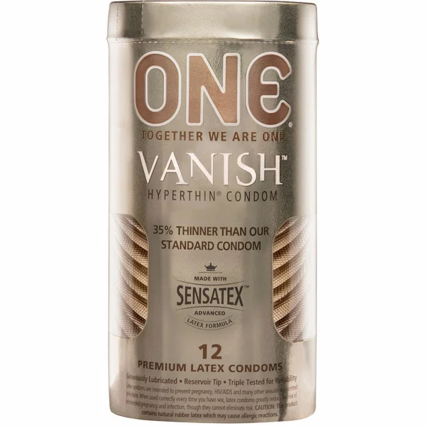 ONE Vanish Hyper-Thin Condoms (12 Pack)