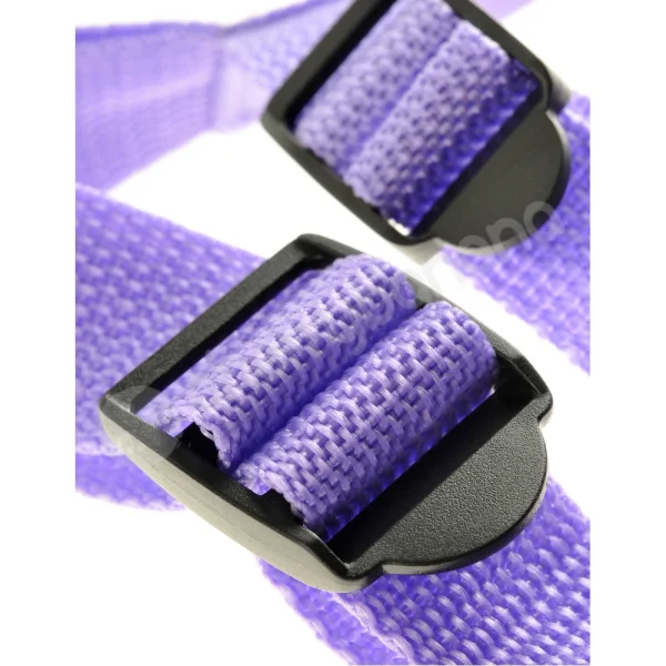 Dillio 7'' Purple Strap-on Suspender Harness Set