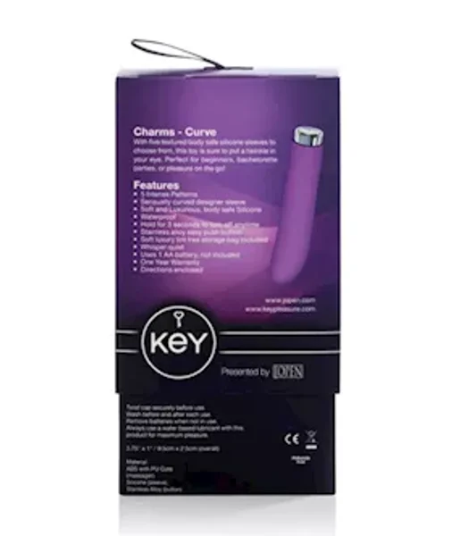 Charms Curve Petite Massager - Purple - 4 Inch — image 14 of 14