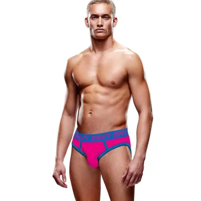 Baci Solid Jock Pink and Blue Contrasting Jockstrap