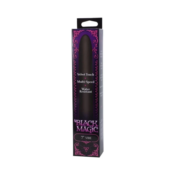 Black Magic Velvet Touch Vibrator Waterproof  - Black