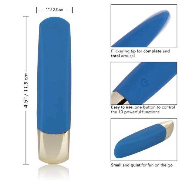 Slay Teaser Silicone Waterproof Mini Clitoral Vibrator By CalExotics