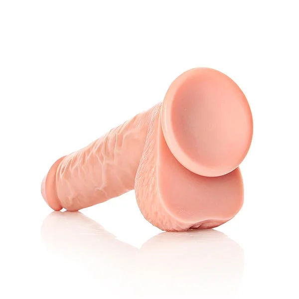 Realrock 9-inch Straight Realistic Dildo with Balls