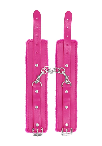 OUCH! Plush Leather Hand Cuffs