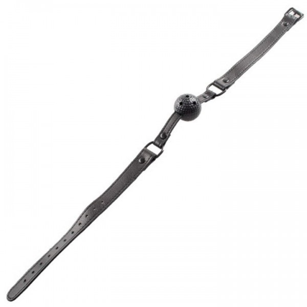 Bondara Black Small Vented Ball Gag — image 4 of 4