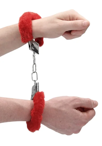 OUCH! Beginners Metal & Fur Handcuffs