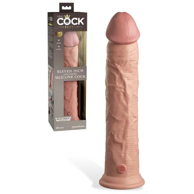 Pipedream King Cock Elite Dual Density 11 Silicone Dildo