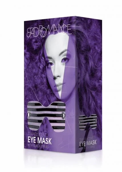 Translucent Eye Mask with Stitching O/S