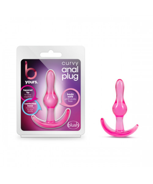 Blush - B Yours - Curvy Anal Plug