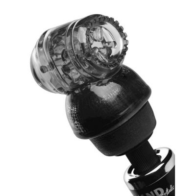 Black Vibra Cup Male Masturbation Wand Attachment Black