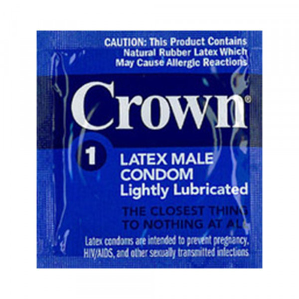 Crown Lubricated Condom (case Of 1008)
