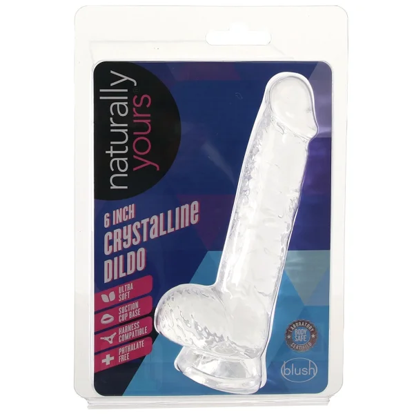 Naturally Yours 6 Inch Crystalline Dildo