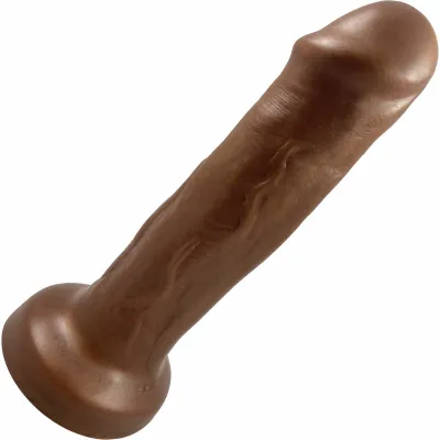 Supero Dual Density Silicone Dildo By Uberrime Chocolate