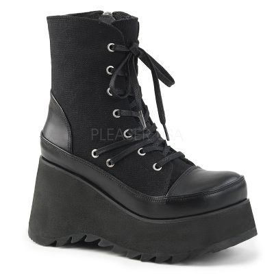 3 1 2 inches PF Lace Up Ankle Boot Side Zip