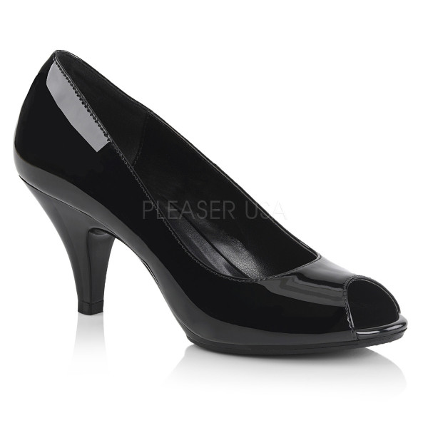 3 inches (7.5cm) Heel, 1/8 inches (0.3cm) Platform Peep Toe Pump — image 5 of 8