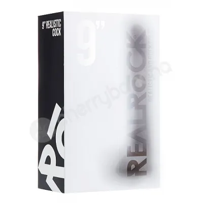 Realrock 9 Black Realistic Cock