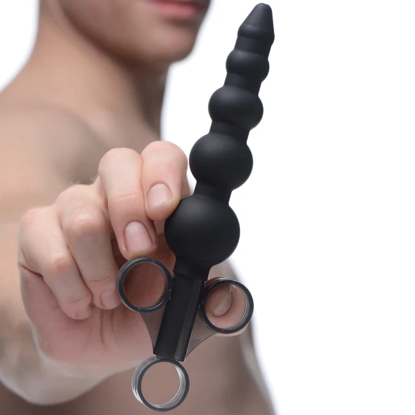 Silicone Graduated Beads Lube Launcher