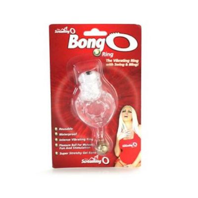 Bong o Vibrating Erection Ring Clear