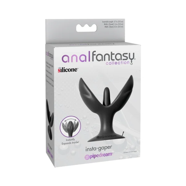 Anal Fantasy Insta Gaper Black Butt Plug — image 9 of 19