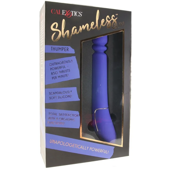 Shameless Slim Thumper Powerful Silicone Waterproof Rechargeable Thruster By CalExotics