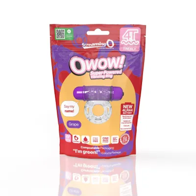 Screaming O 4t Owow Super Powered Vibrating Ring Grape