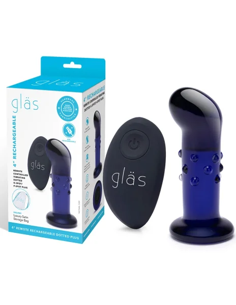 Glas 4" G-Spot & P-Spot Vibrator