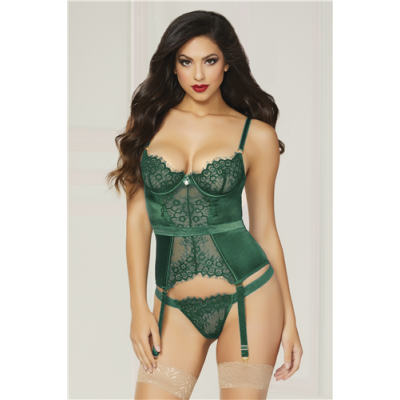 Gorgeously Green Bustier Panty L