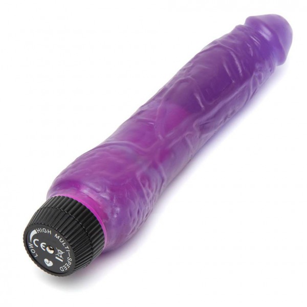 BASICS Slimline Realistic Dildo Vibrator 8 Inch