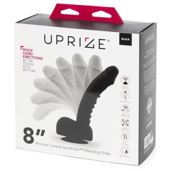 UPRIZE RISING 8 INCH VIBRATING REALISTIC DILDO