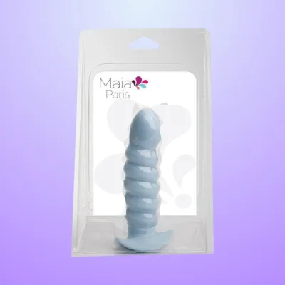 Maia 39 Paris 39 6 quot Silicone Ribbed Dong Suction Base Dildo