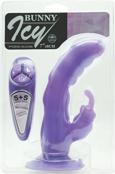 NMC Icy Bunny - Rabbit Vibrator - Purple