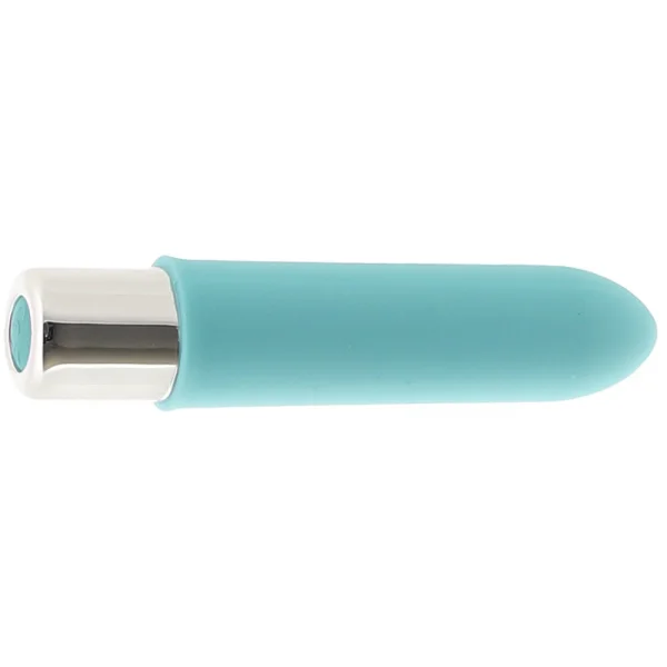 BAM MINI Rechargeable Bullet Silicone Vibrator by VeDO - Turquoise