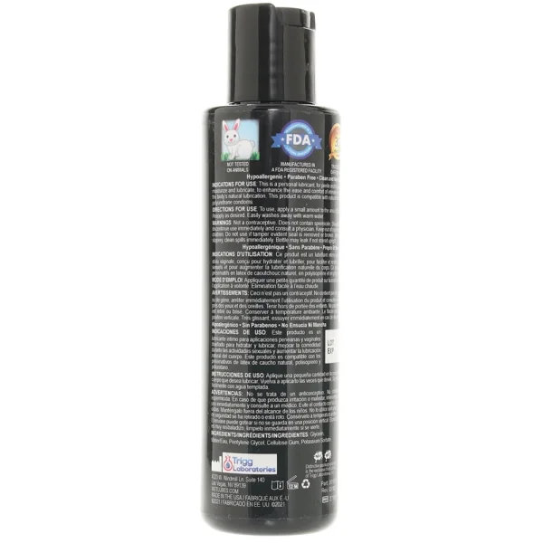 Wet Silver Water-Based Lubricant