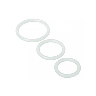 Trinity Silicone Cock Rings Clear