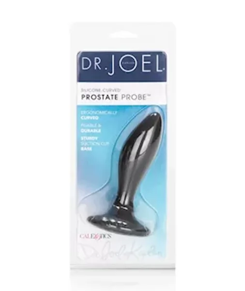 Dr. Joel Kaplan Silicone Curved Prostate Probe - Black - 4 Inch — image 11 of 12