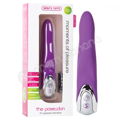 Shots Toys The Poseidon Purple Vibrator