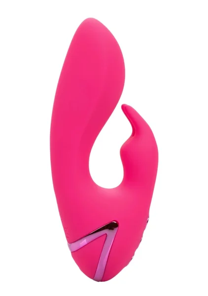 California Dreaming So. Cal Sunshine Rabbit Style Silicone Rechargeable Vibrator by CalExotics