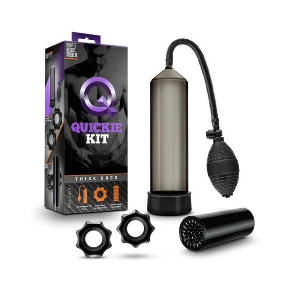 Quickie Kit Thick Cock Black