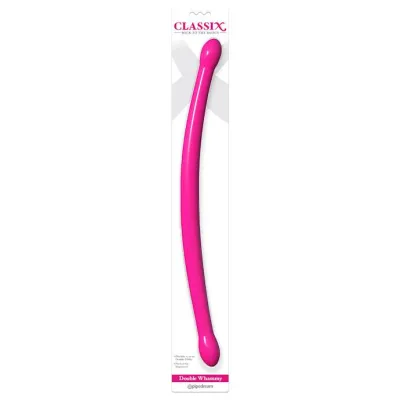 Classix Double Whammy Double Ended Dildo Pink 17 2 Inch