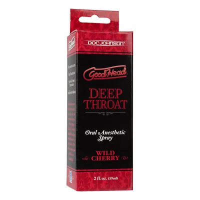 Doc Johnson GoodHead Deep Throat Spray Cherry