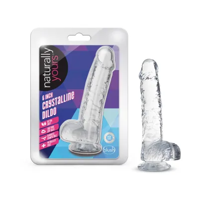 Naturally Yours 6 Inch Crystalline Dildo Diamond