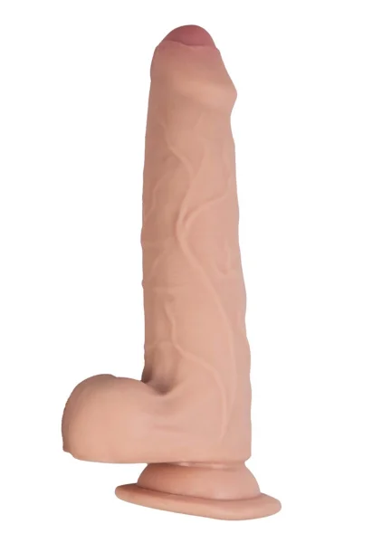 Real Cocks Uncut Thin Tip 8.5 Inch Sliders Dildo