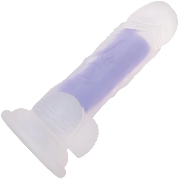 Evolved Luminous Mini Glow in the Dark Dildo, Dual-Density Silicone