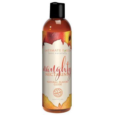 Intimate Earth Naughty Nectarines Flavored Water Based Lube 4oz