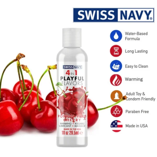 Playful Flavors 4 In 1 Poppin Wild Cherry 1oz