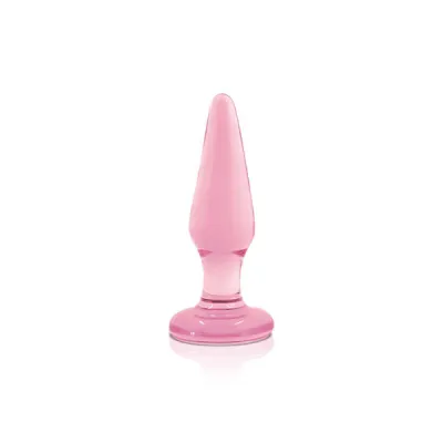 Crystal Glass Tapered Plug Small