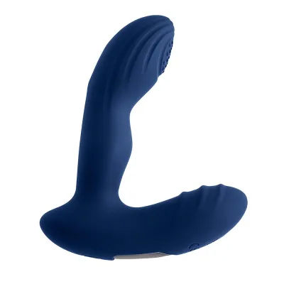 Prostate Massagers Playboy Pleasure Pleaser Rechargeable Remote Controlled Warming Vibrating Silicone Prostate Massager