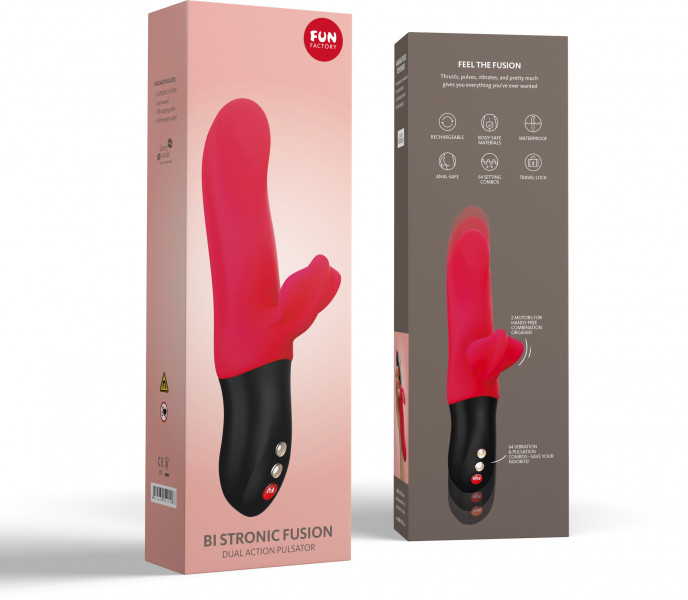 8.5" Bi Stronic Rabbit Vibrator