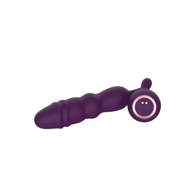 Amore Thrusting Vibrating Dildo Purple