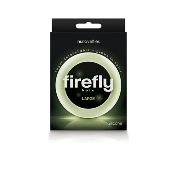 Firefly Halo Glow In The Dark Cock Ring Large — image 5 of 10